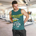Custom Australia Water Polo 2024 Men Tank Top Aussie Shark Sporty Version