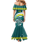 Custom Australia Water Polo 2024 Mermaid Dress Aussie Shark Sporty Version