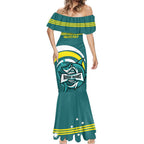 Custom Australia Water Polo 2024 Mermaid Dress Aussie Shark Sporty Version