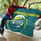 Custom Australia Water Polo 2024 Quilt Aussie Shark Sporty Version