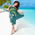 Custom Australia Water Polo 2024 Sarong Aussie Shark Sporty Version