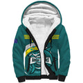 Custom Australia Water Polo 2024 Sherpa Hoodie Aussie Shark Sporty Version