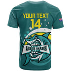 Custom Australia Water Polo 2024 T Shirt Aussie Shark Sporty Version