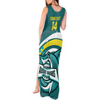 Custom Australia Water Polo 2024 Tank Maxi Dress Aussie Shark Sporty Version