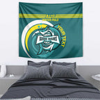 Custom Australia Water Polo 2024 Tapestry Aussie Shark Sporty Version