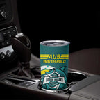 Personalised Australia Water Polo 2024 Tumbler Cup Aussie Shark Sporty Version