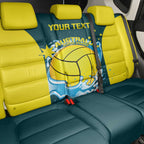 Custom Australia Water Polo 2024 Back Car Seat Cover Aussie Shark National Color Version