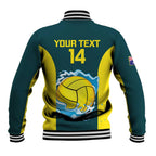 Custom Australia Water Polo 2024 Baseball Jacket Aussie Shark National Color Version