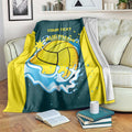 Custom Australia Water Polo 2024 Blanket Aussie Shark National Color Version