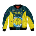 Custom Australia Water Polo 2024 Bomber Jacket Aussie Shark National Color Version