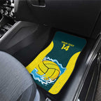 Custom Australia Water Polo 2024 Car Mats Aussie Shark National Color Version