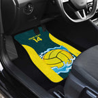Custom Australia Water Polo 2024 Car Mats Aussie Shark National Color Version