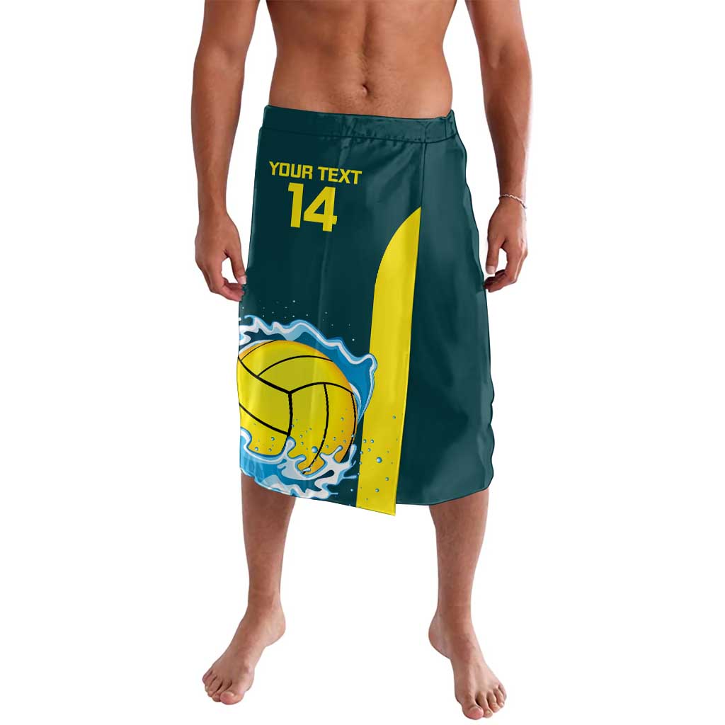 Custom Australia Water Polo 2024 Lavalava Aussie Shark National Color Version