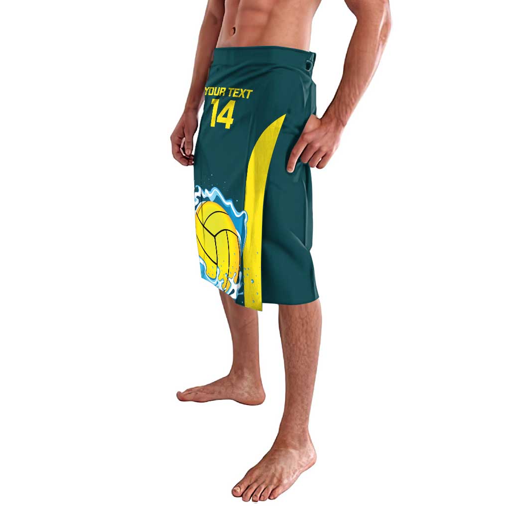 Custom Australia Water Polo 2024 Lavalava Aussie Shark National Color Version