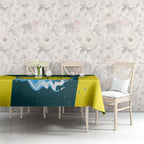 Custom Australia Water Polo 2024 Tablecloth Aussie Shark National Color Version