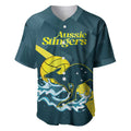 Custom Australia Water Polo 2024 Baseball Jersey Aussie Stingers Kangaroo Sporty Version