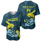 Custom Australia Water Polo 2024 Baseball Jersey Aussie Stingers Kangaroo Sporty Version