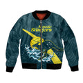 Custom Australia Water Polo 2024 Bomber Jacket Aussie Stingers Kangaroo Sporty Version