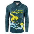 Custom Australia Water Polo 2024 Button Sweatshirt Aussie Stingers Kangaroo Sporty Version
