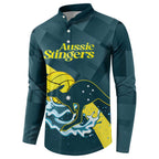 Custom Australia Water Polo 2024 Button Sweatshirt Aussie Stingers Kangaroo Sporty Version