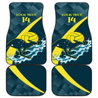 Custom Australia Water Polo 2024 Car Mats Aussie Stingers Kangaroo Sporty Version
