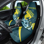 Custom Australia Water Polo 2024 Car Seat Cover Aussie Stingers Kangaroo Sporty Version