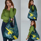 Custom Australia Water Polo 2024 Grocery Bag Aussie Stingers Kangaroo Sporty Version