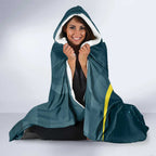 Custom Australia Water Polo 2024 Hooded Blanket Aussie Stingers Kangaroo Sporty Version