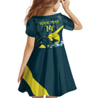 Custom Australia Water Polo 2024 Kid Short Sleeve Dress Aussie Stingers Kangaroo Sporty Version
