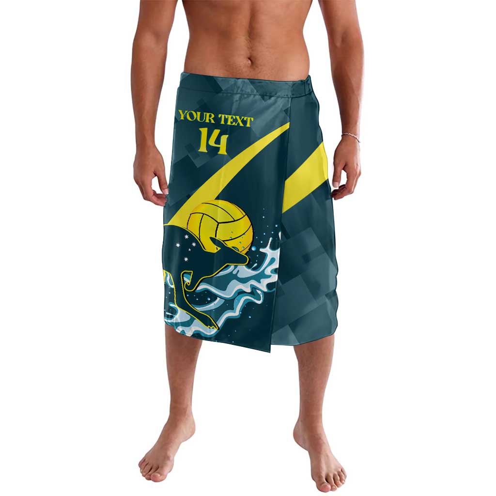 Custom Australia Water Polo 2024 Lavalava Aussie Stingers Kangaroo Sporty Version