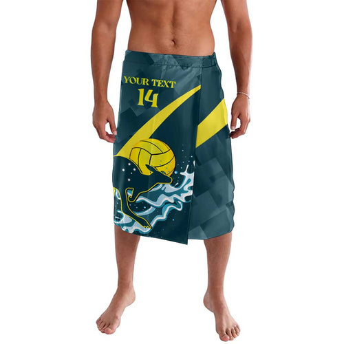 Custom Australia Water Polo 2024 Lavalava Aussie Stingers Kangaroo Sporty Version