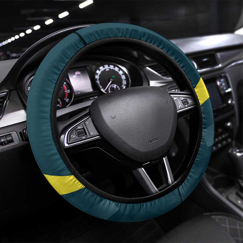 Australia Water Polo 2024 Steering Wheel Cover Aussie Stingers Kangaroo Sporty Version