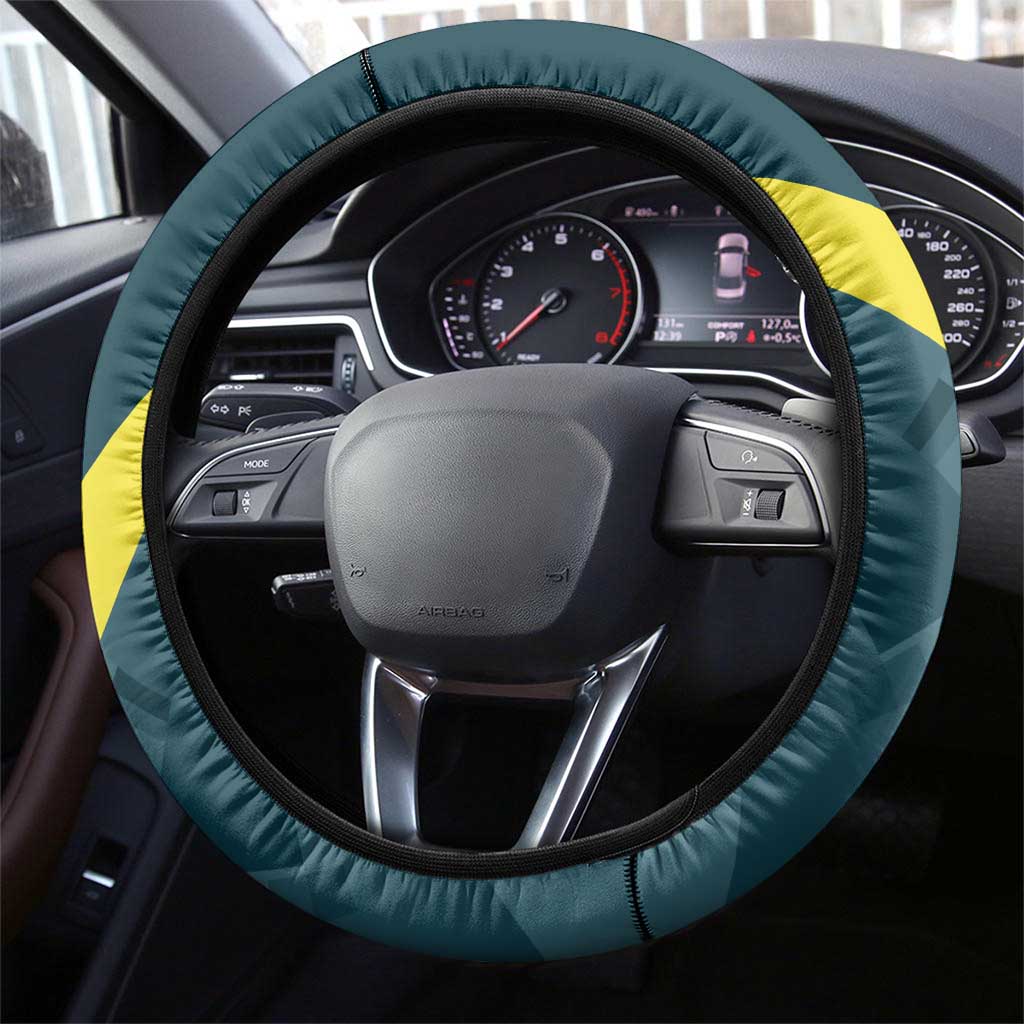 Australia Water Polo 2024 Steering Wheel Cover Aussie Stingers Kangaroo Sporty Version