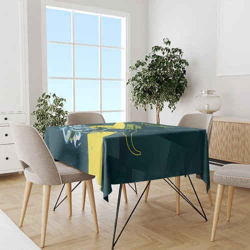Custom Australia Water Polo 2024 Tablecloth Aussie Stingers Kangaroo Sporty Version