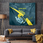Custom Australia Water Polo 2024 Tapestry Aussie Stingers Kangaroo Sporty Version