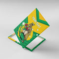 Personalised Australia Boxing Kangaroo Canvas Wall Art Aussie Pride National Color