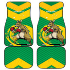 Personalised Australia Boxing Kangaroo Car Mats Aussie Pride National Color