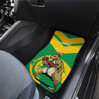 Personalised Australia Boxing Kangaroo Car Mats Aussie Pride National Color