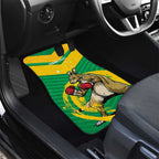 Personalised Australia Boxing Kangaroo Car Mats Aussie Pride National Color