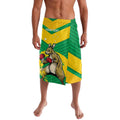 Personalised Australia Boxing Kangaroo Lavalava Aussie Pride National Color