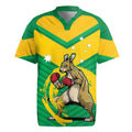 Personalised Australia Boxing Kangaroo Rugby Jersey Aussie Pride National Color