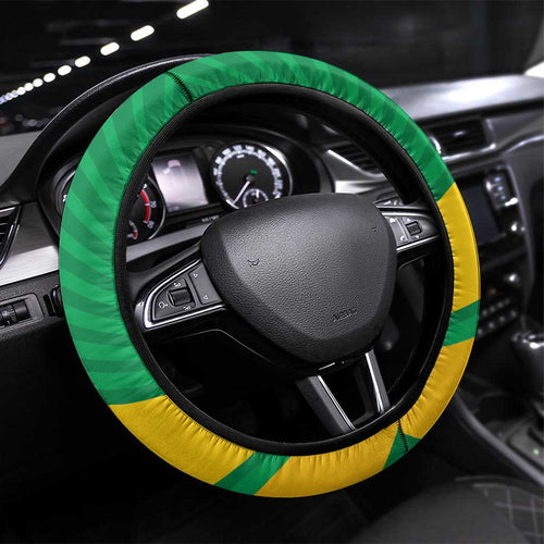 Australia Boxing Kangaroo Steering Wheel Cover Aussie Pride National Color