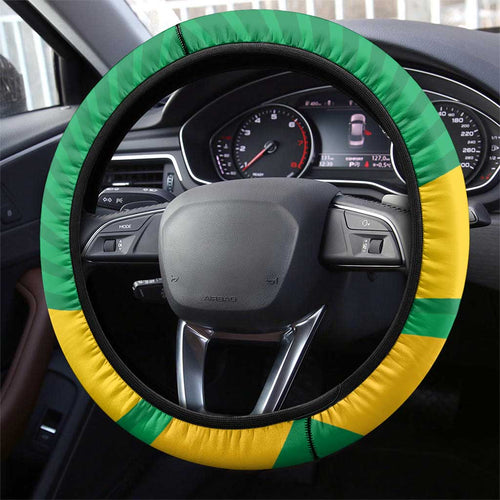 Australia Boxing Kangaroo Steering Wheel Cover Aussie Pride National Color