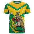 Personalised Australia Boxing Kangaroo T Shirt Aussie Pride National Color