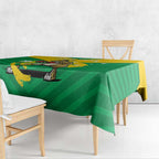 Personalised Australia Boxing Kangaroo Tablecloth Aussie Pride National Color