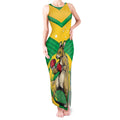 Personalised Australia Boxing Kangaroo Tank Maxi Dress Aussie Pride National Color