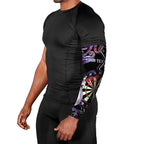 Personalised New Zealand Darts Arm Sleeves Ngutukaka Manaia Taniko Luxury Purple - Aussie Hoodie