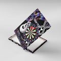 Personalised New Zealand Darts Canvas Wall Art Ngutukaka Manaia Taniko Luxury Purple - Aussie Hoodie