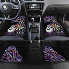 Personalised New Zealand Darts Car Mats Ngutukaka Manaia Taniko Luxury Purple - Aussie Hoodie