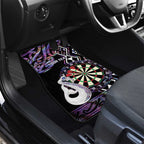 Personalised New Zealand Darts Car Mats Ngutukaka Manaia Taniko Luxury Purple - Aussie Hoodie